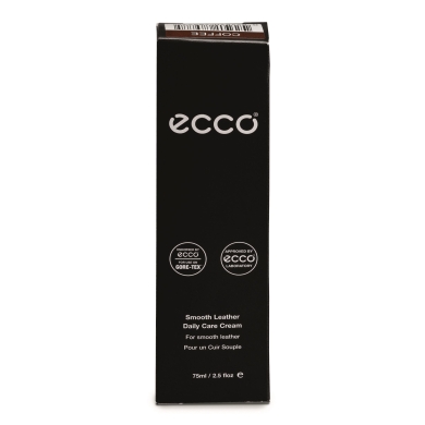 ECCO Shoe Care Cream Leather Care Coffee Brown - 1 Can 75ml