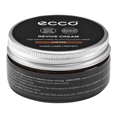 ECCO Shoe Care Cream Revive Coffee Brown - 50ml Tin