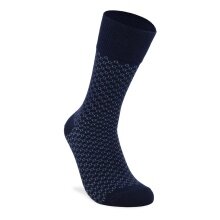 ECCO Daily Sock Crew Classic Honeycomb (made of cotton and polyamide) dark blue Men - 1 Pair