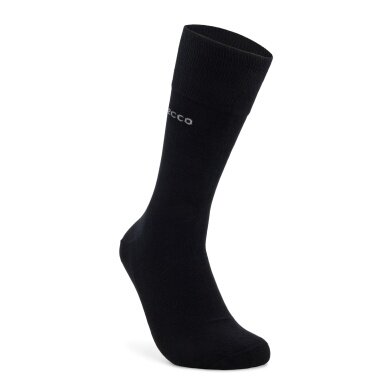 ECCO Daily Sock Crew Classic Longlife (robust and breathable) black Men - 1 Pair