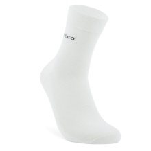 ECCO Daily Ankle Cut Classic Longlife Socks (durable and breathable) white Men - 1 Pair