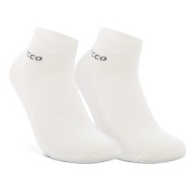 ECCO Daily Sock Sneaker Classic Longlife 2-Pack (durable and breathable) white Men - 2 pairs