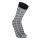 ECCO Socks Ankle Cut Vibe (made of polyamide, modern look) black/white Women - 1 Pair