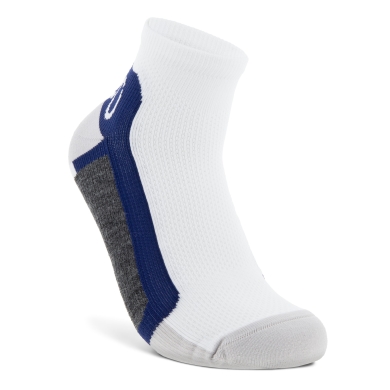 ECCO Sport Socks Ankle Cut Tech Sporty (light material) white/blue Men - 1 Pair