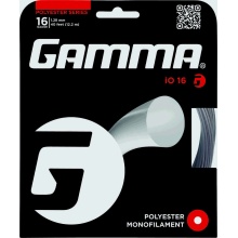 Gamma Tennis String iO (Durability+Power) silver 12m Set