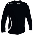 GECO Sport Long Sleeve Shirt Levante (100% Polyester) black/white Men