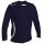 GECO Sport Long Sleeve Shirt Levante (100% Polyester) Dark Blue/White Men