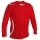 GECO Sport Long Sleeve Shirt Levante (100% Polyester) Red/White Men