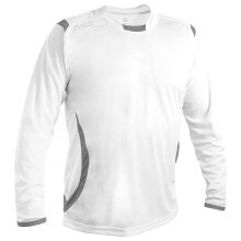 GECO Sport Long Sleeve Shirt Levante (100% Polyester) white/silver Children