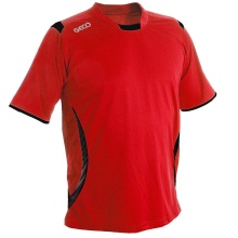 GECO Sport T-shirt Levante (100% Polyester) red/black Men