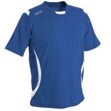 GECO Sport T-shirt Levante (100% Polyester) blue/white Men