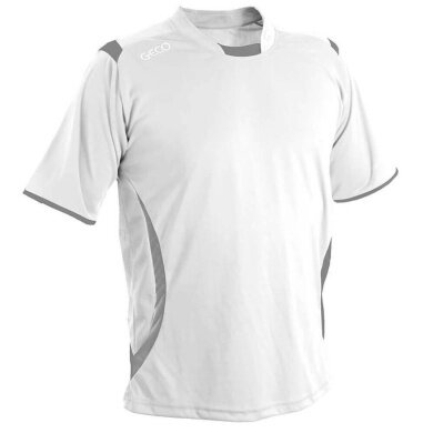 GECO Sport T-shirt Levante (100% Polyester) white/silver Men