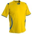 GECO Sport T-shirt Levante (100% Polyester) yellow/blue Men