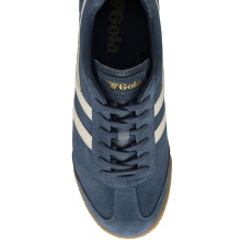 Gola Sneaker Harrier Suede Leather Ink Blue/White Men