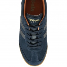 Gola Sneaker Harrier Suede-Leather navy blue/ash/orange Men