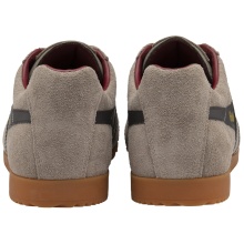 Gola Sneaker Harrier Suede-Leather rhino/dark brown/red Men