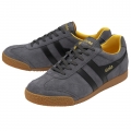 Gola Sneaker Harrier Suede-Leather shadow grey/black/yellow Men