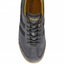 Gola Sneaker Harrier Suede-Leather shadow grey/black/yellow Men