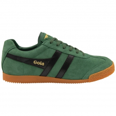 Gola Sneaker Harrier Suede-Leather green/black Men