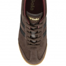 Gola Sneaker Harrier Suede-Leather brown/black/red Men