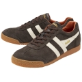 Gola Sneaker Harrier Suede Leather dark brown/white/orange Men