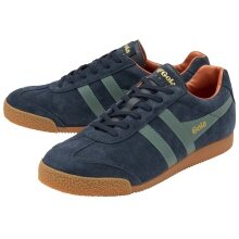 Gola Sneaker Harrier Suede Leather navy blue/sage/moody orange Men