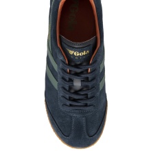 Gola Sneaker Harrier Suede Leather navy blue/sage/moody orange Men