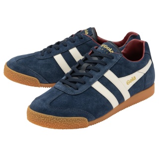 Gola Sneaker Harrier Suede-Leather navy blue/white/red Men