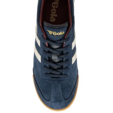 Gola Sneaker Harrier Suede-Leather navy blue/white/red Men