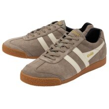 Gola Sneaker Harrier Suede-Leather rhino brown/off white/navy blue Men