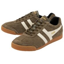 Gola Sneaker Harrier Suede Leather khaki/green/white/black Men