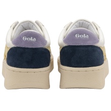 Gola Sneaker Grandslam Trident white/lemon/lavender Women