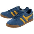 Gola Sneaker Harrier Suede-Leather navy/yellow Men