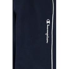 Champion Leisure Pants Rib Cuff Pants with contrast piping long dark blue Children