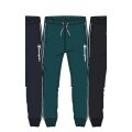 Champion Leisure Pants Rib Cuff Pants with contrasting piping long petrol blue Children