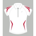 Head Polo Zip white/red Women (Size S)