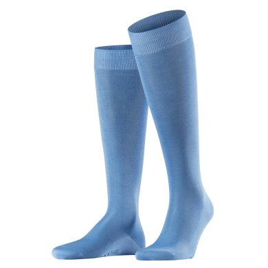 Falke Daily Sock Tiago (Comfort in the Workplace) knee-length light blue Men - 1 Pair