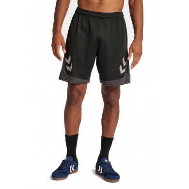 hummel Sports Shorts hmlLEAD Poly Shorts (Mesh Fabric) Short black/grey Men