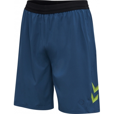 hummel Sports Shorts hmlLEAD Training short (ultra-stretch fabric, medium length) denim blue Men