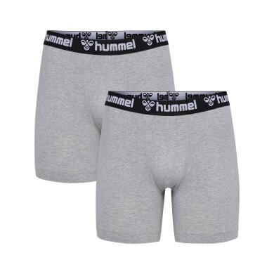 hummel Underwear Boxer Shorts hmlBoxer (Cotton) grey Men - 2 Pack