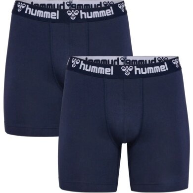 hummel Underwear Boxer Shorts hmlBoxer (Cotton) Navy Men - 2 Pack