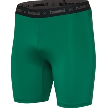 hummel Underwear Boxer Shorts Performance Tight (Polyester, tight fit) dark green Men