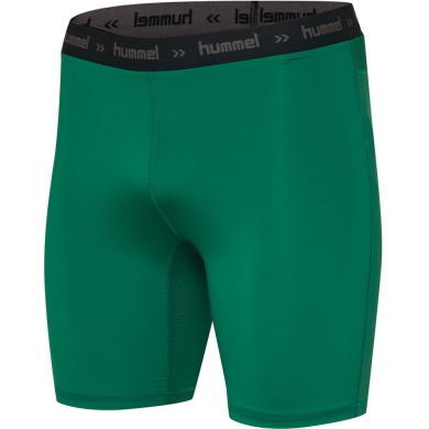 hummel Underwear Boxer Shorts Performance Tight (Polyester, tight fit) dark green Men