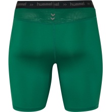 hummel Underwear Boxer Shorts Performance Tight (Polyester, tight fit) dark green Men