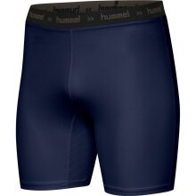 hummel Underwear Boxer Shorts Performance Tight (Polyester, close-fitting) navy blue Men