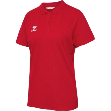 hummel Sport/Leisure Polo hmlGO 2.0 (Organic Cotton) Short Sleeve Red Women