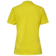 hummel Sport/Leisure Polo hmlGO 2.0 (Organic Cotton) Short Sleeve Yellow Women