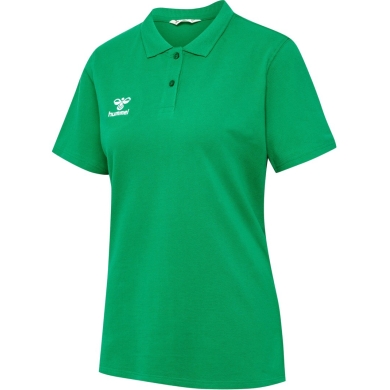 hummel Sport/Leisure Polo hmlGO 2.0 (Organic Cotton) Short Sleeve Green Women