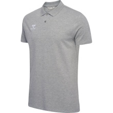 hummel Sport/Leisure Polo hmlGO 2.0 (Organic Cotton) Short Sleeve Grey Men