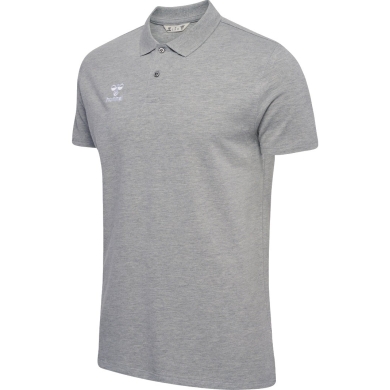 hummel Sport/Leisure Polo hmlGO 2.0 (Organic Cotton) Short Sleeve Grey Men